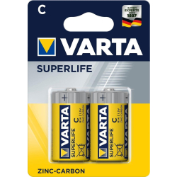Baterie VARTA Superlife, Baby R14P/C - 2 szt