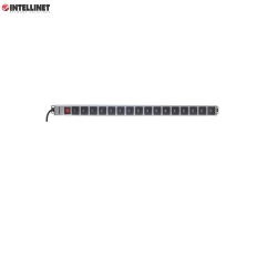 Listwa zasilająca Intellinet Rackowa Pionowa, 16 gniazd USB, Typ A, 2m-206248