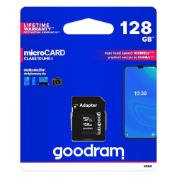 Karta pamięci microSDXC GOODRAM 128GB M1AA-1280R12 cl 10 UHS-I + adapter