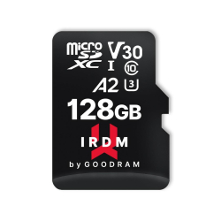 Karta pamięci microSDHC GOODRAM 128GB IRDM-A2 UHS + adapter