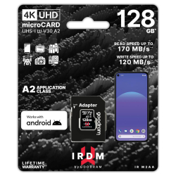 Karta pamięci microSDHC GOODRAM 128GB IRDM-A2 UHS + adapter-213222