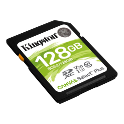 Kingston karta Canvas Select Plus, 128GB, SDXC, SDC2/128GB, UHS-I U3 (Class 10), A1-213958