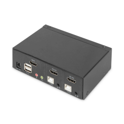 Przełącznik KVM DIGITUS 2 portowy HDMI, 4K 30Hz-219464