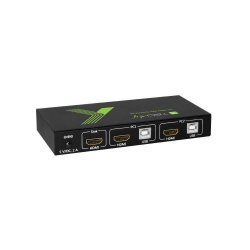 Przełącznik KVM Techly 2-portowy HDMI/USB 2x1 z Audio 4K 30Hz-224938