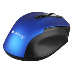 Mysz bezprzewodowa Techly 800/1200/1600dpi optyczna niebieska-230826