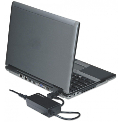 Zasilacz sieciowy Manhattan do laptopa 9-20V 40W-246099