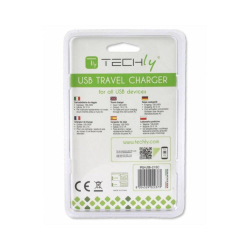 Ładowarka sieciowa Techly Slim USB 5V 2,1A biała-249687