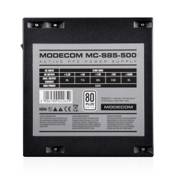 Zasilacz Modecom MC-500-85 500W 80PLUS 120mm-253289