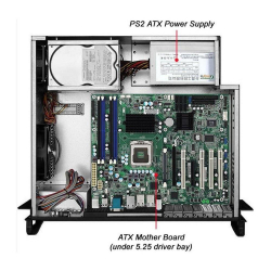Obudowa serwerowa Techly  PC ATX Rack 19