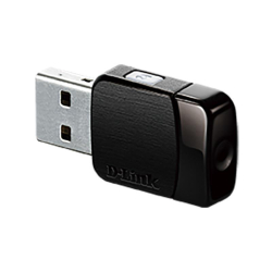 D-LINK USB klient DWA-171 2.4GHz i 5GHz, IPv6, 433Mbps, zintegrowana bateria anténa, 802.11ac, Ultra szybki adapter USB